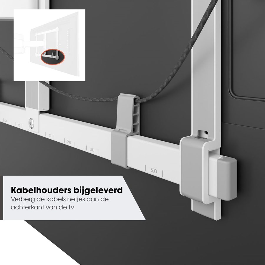 Vogel's ELITE TVM 5445 | Draaibare tv-beugel | 32-65" Wit 11